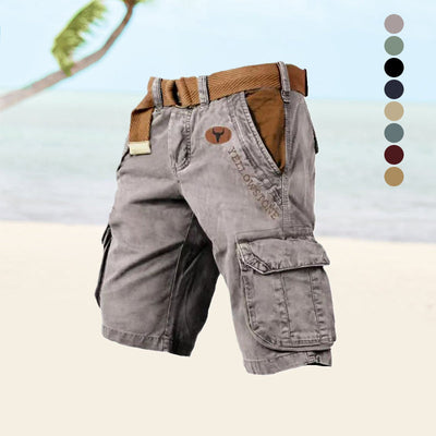 Short voor heren Richard | Cargo shorts met meerdere zakken