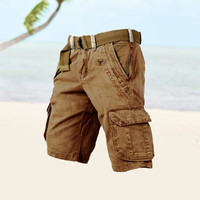 Short voor heren Richard | Cargo shorts met meerdere zakken