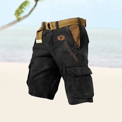 Short voor heren Richard | Cargo shorts met meerdere zakken