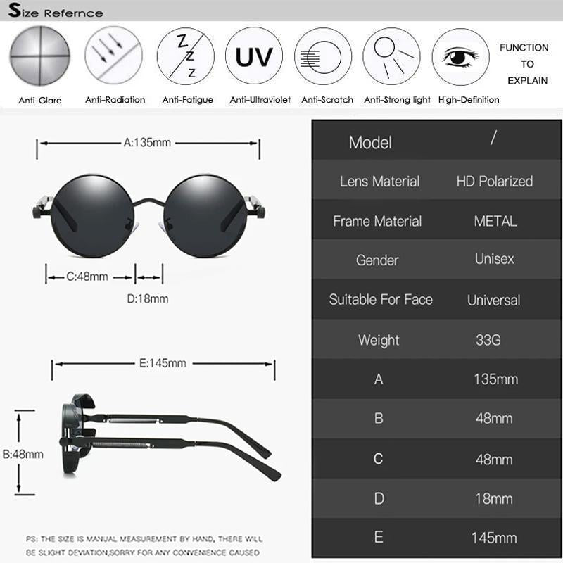 Steampunk Sunglasses™ | Breng je mode naar het volgende niveau en draag iets stijlvols!