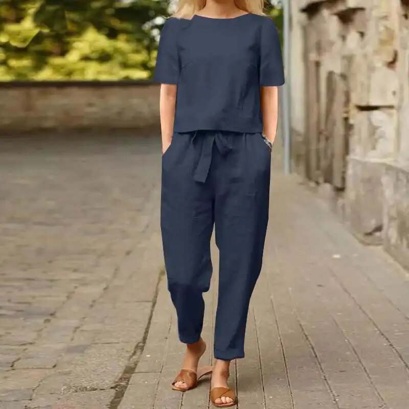 Shanelle™ | Ultiem Comfort | Modieuze Linnen Jumpsuit