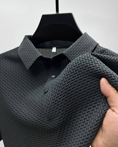 Leon |  Luxe Heren Polo-Shirt met knopen