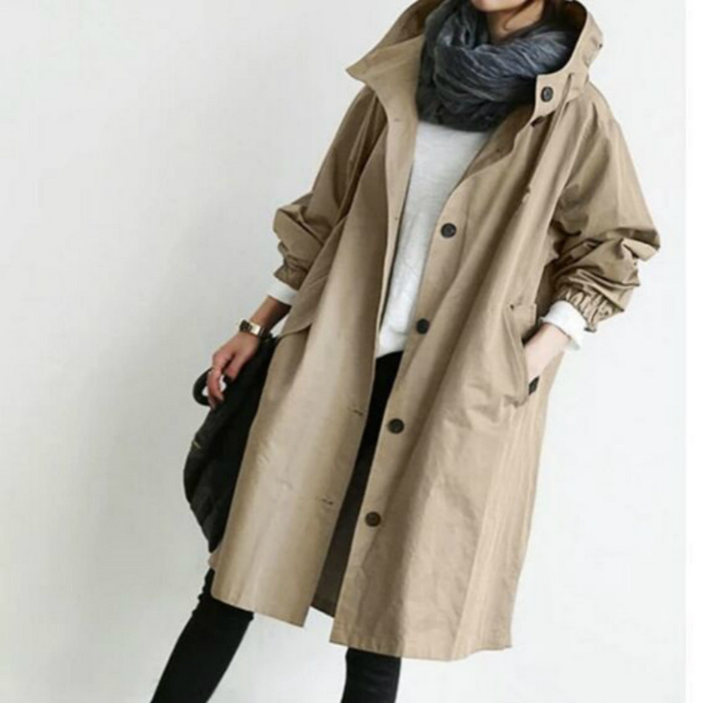 VELANORA Wind- en Waterdichte Dames Trenchcoat