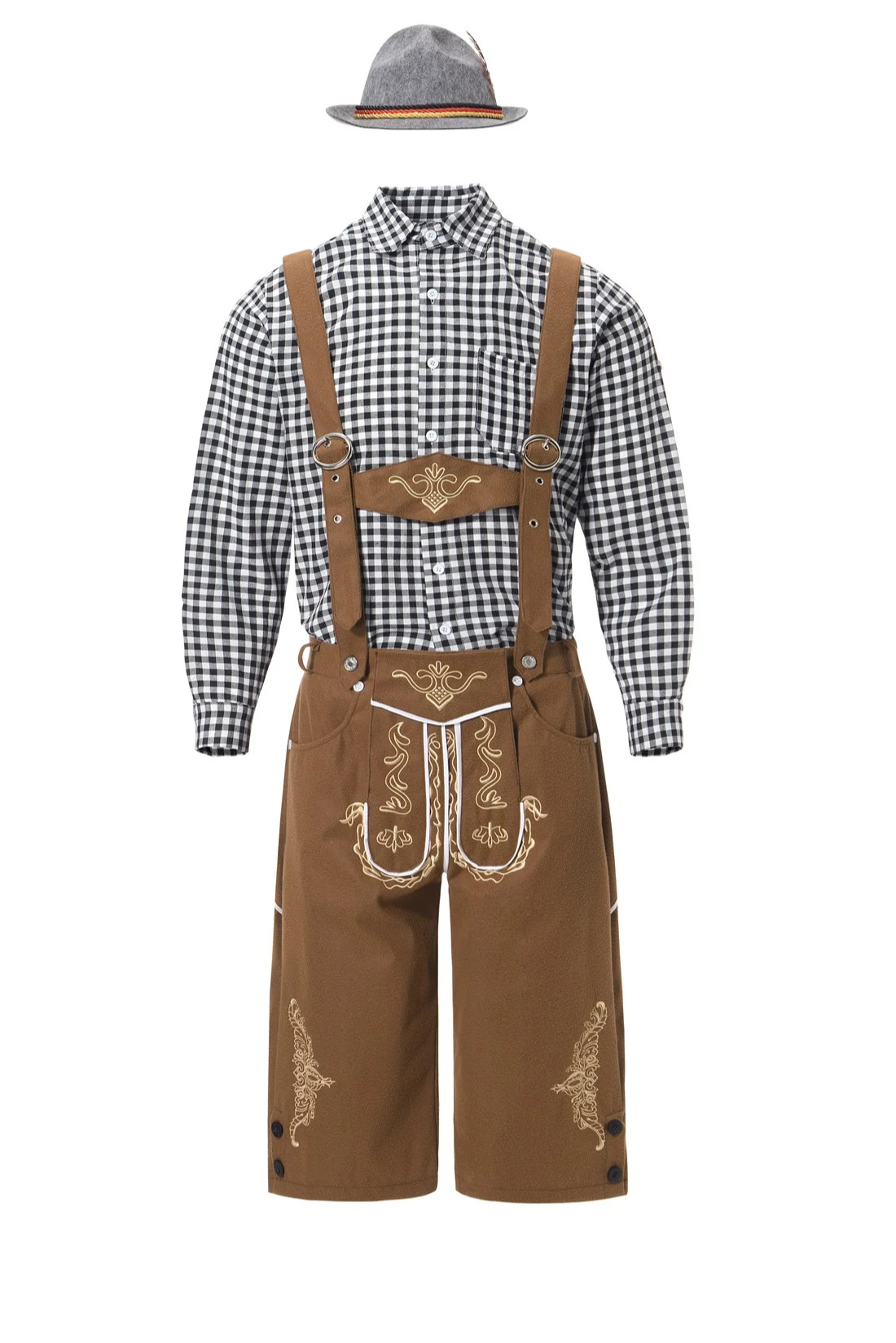 Bavarian Lederhosen voor Mannen - Ziggy