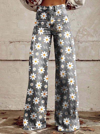 Kleurrijke vintage broek - Janine