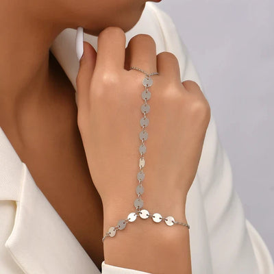 LuxeJewels Creatieve Kleine Ketting Armband Vinger Ringen