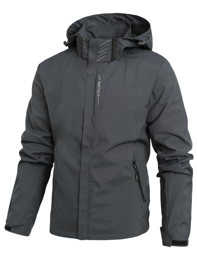 Levi - Casual wind-en waterdichte outdoor heren jas met capuchon