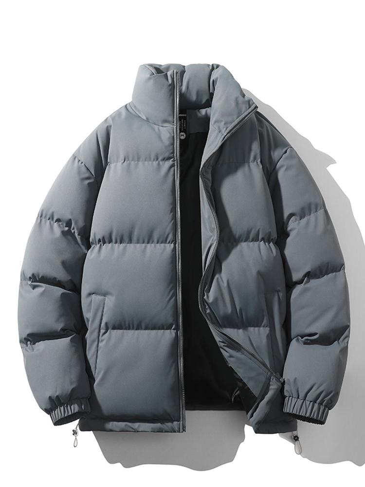 Hugo - Stijlvolle gewatteerde oversized puffer heren jas