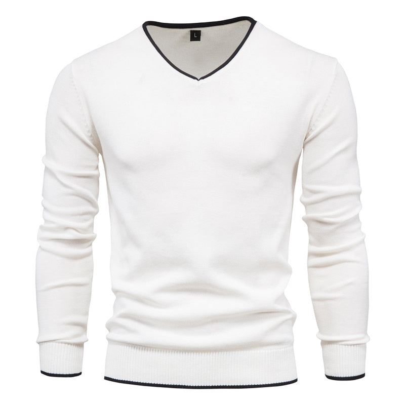 Vardi Dante™ Heren Trui | Slim Fit Sweater met V-Neck