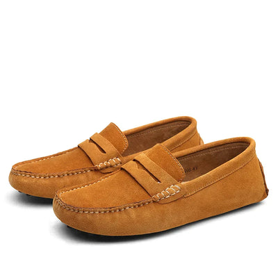 Hugo - suède loafers in Italiaanse stijl