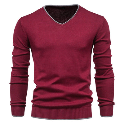 Vardi Dante™ Heren Trui | Slim Fit Sweater met V-Neck