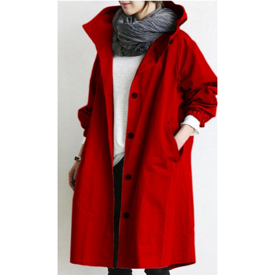 Lange trenchcoat voor dames