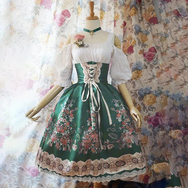 Betoverende Oktoberfest Dirndl Jurk