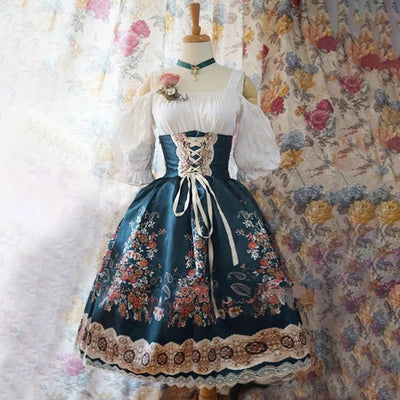 Betoverende Oktoberfest Dirndl Jurk