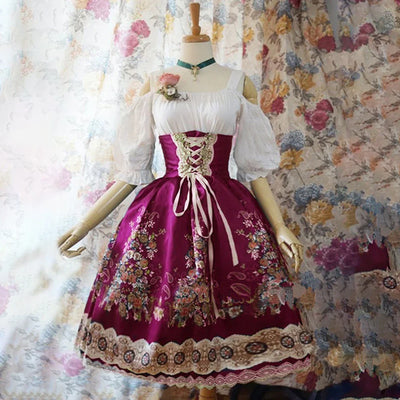 Betoverende Oktoberfest Dirndl Jurk