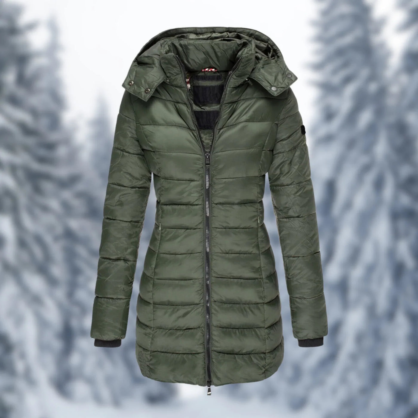 Waterdichte halflange winterjas voor dames - Garin