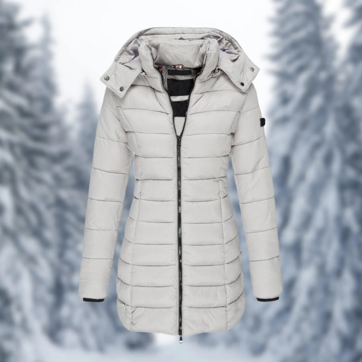 Waterdichte halflange winterjas voor dames - Garin