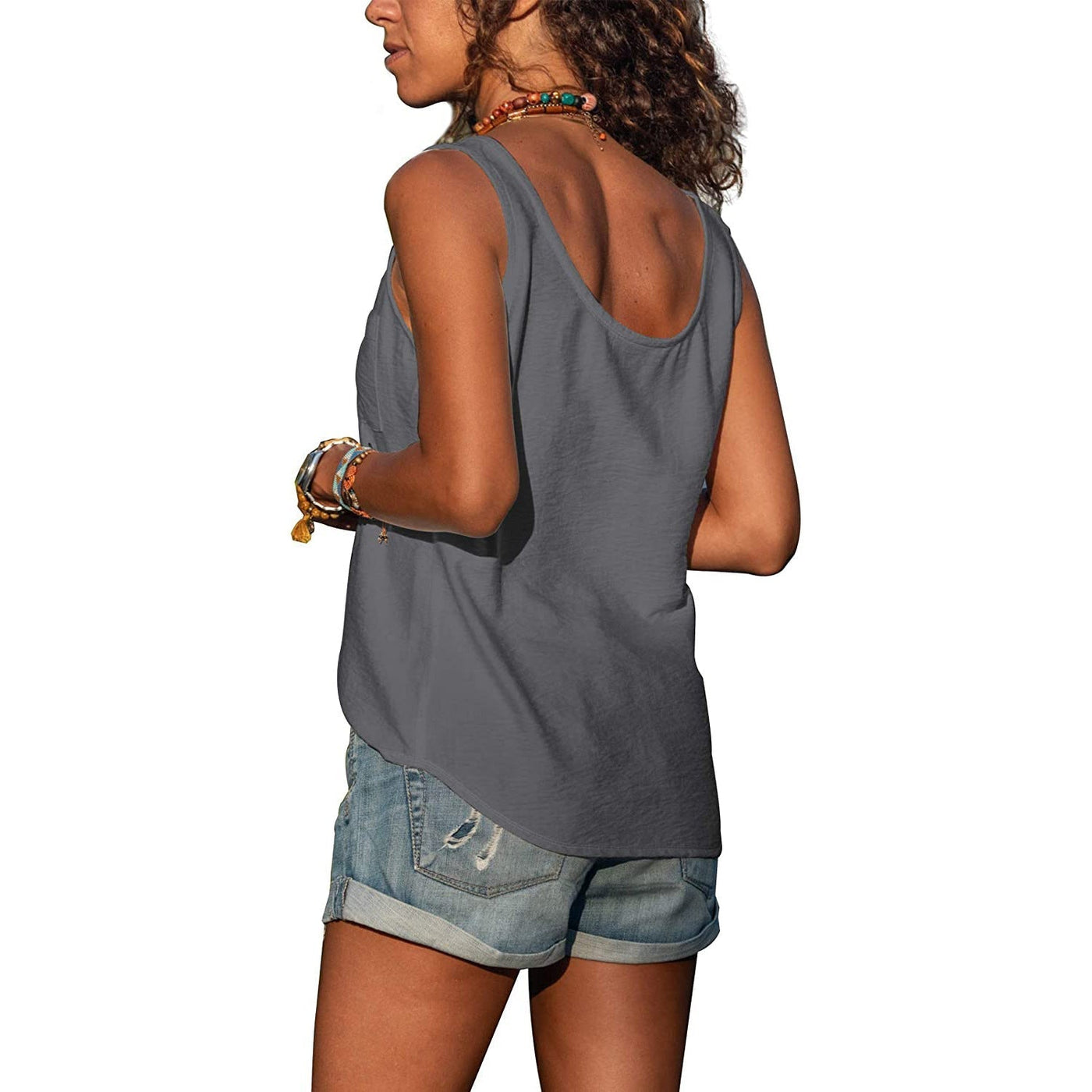 Renske - Elegante Dames Tanktop in Ibiza-stijl