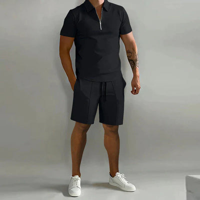 Giel | Luxe polo en short zomerset voor heren