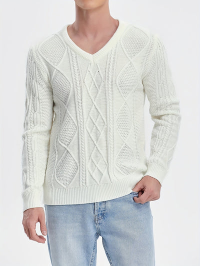 Pullover Trui met Argyle print