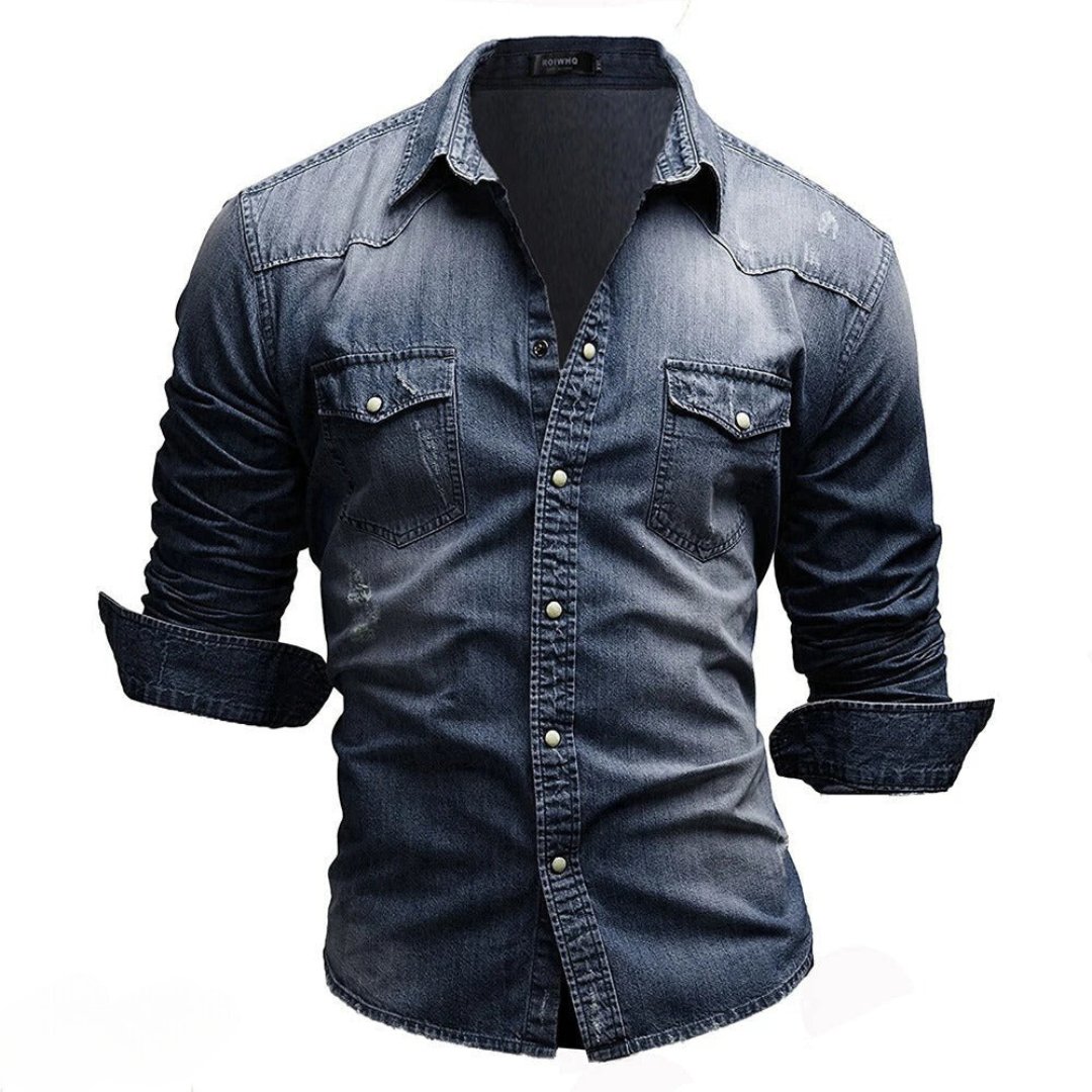 Herenoverhemd Carter | Denim Overhemd