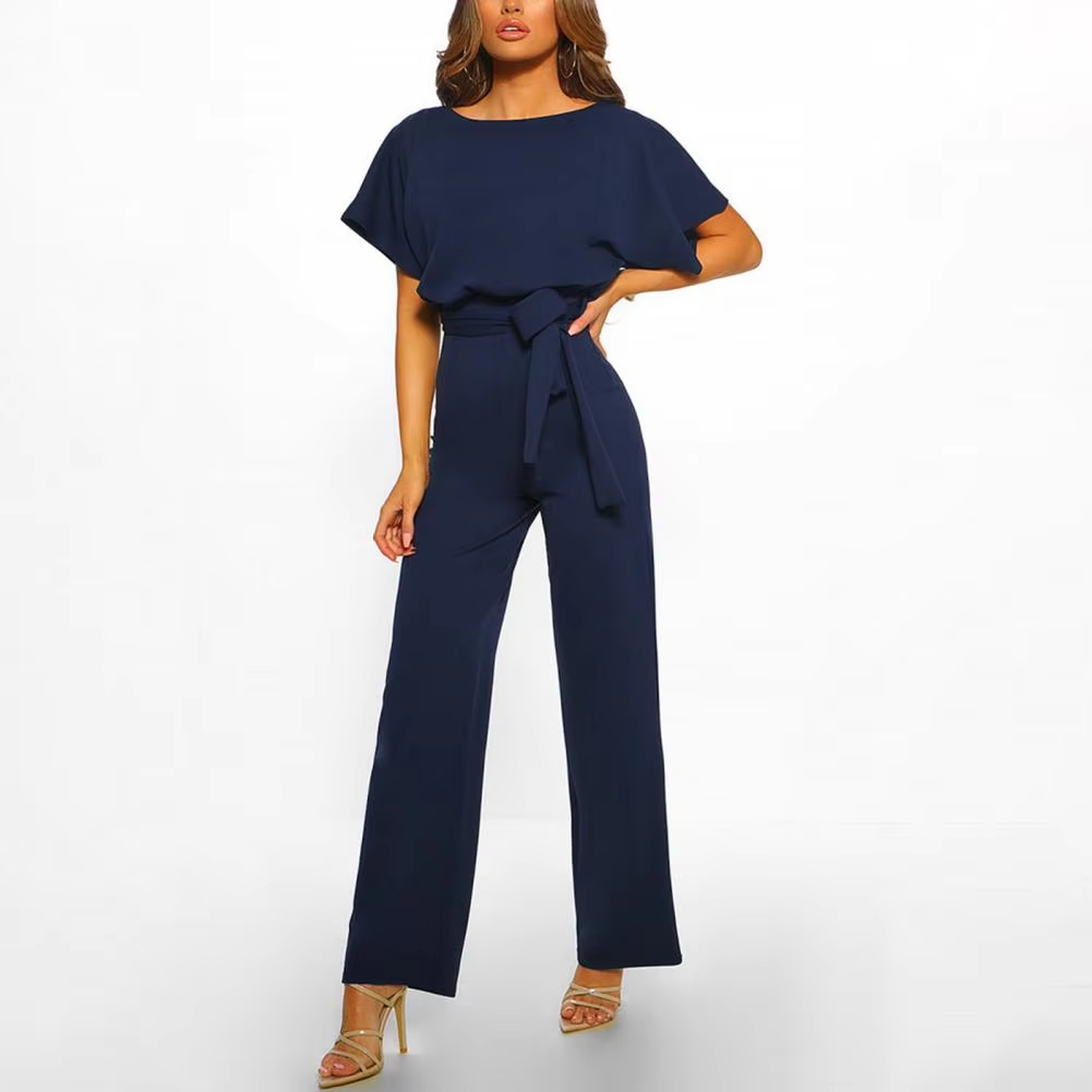 Lia | Jumpsuit met Strikceintuur