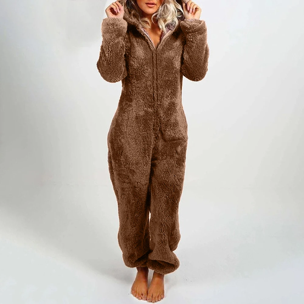 Clara | Fleece Onesie met Capuchon