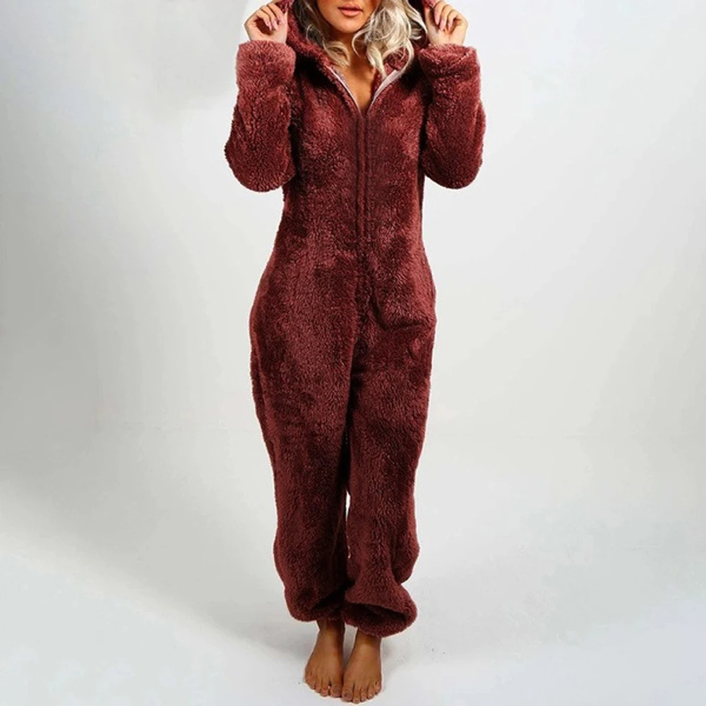 Clara | Fleece Onesie met Capuchon