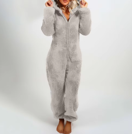 Clara | Fleece Onesie met Capuchon