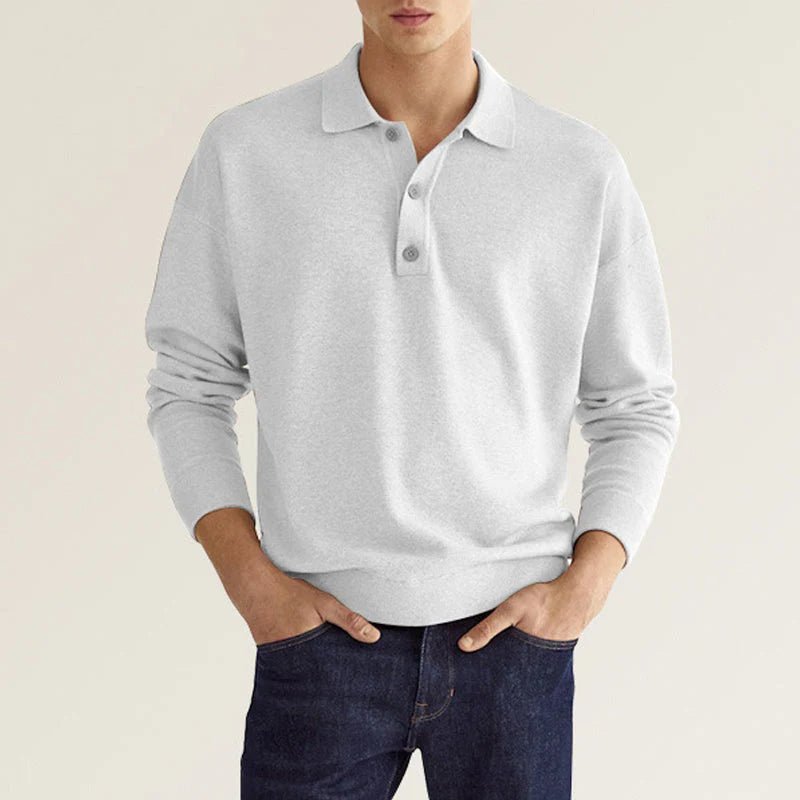 Casual Long Sleeves Polo ™ | Comfortabel en stijlvol