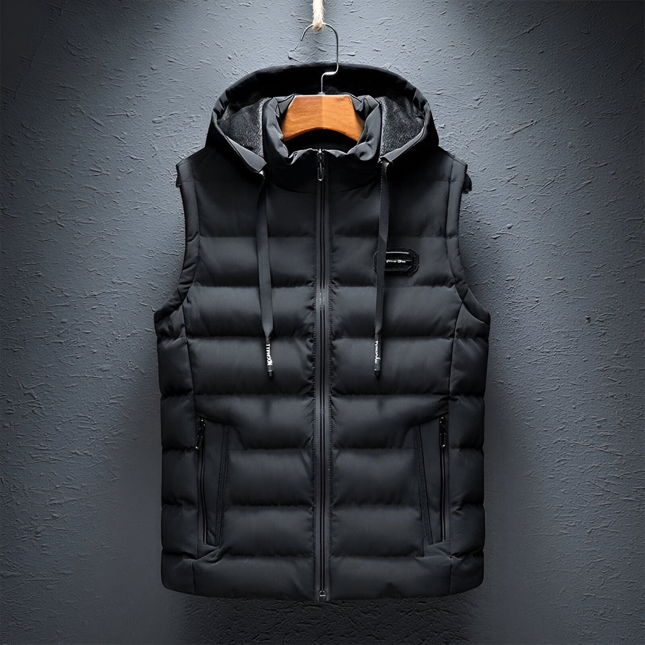 Hoodie-bodywarmer voor mannen