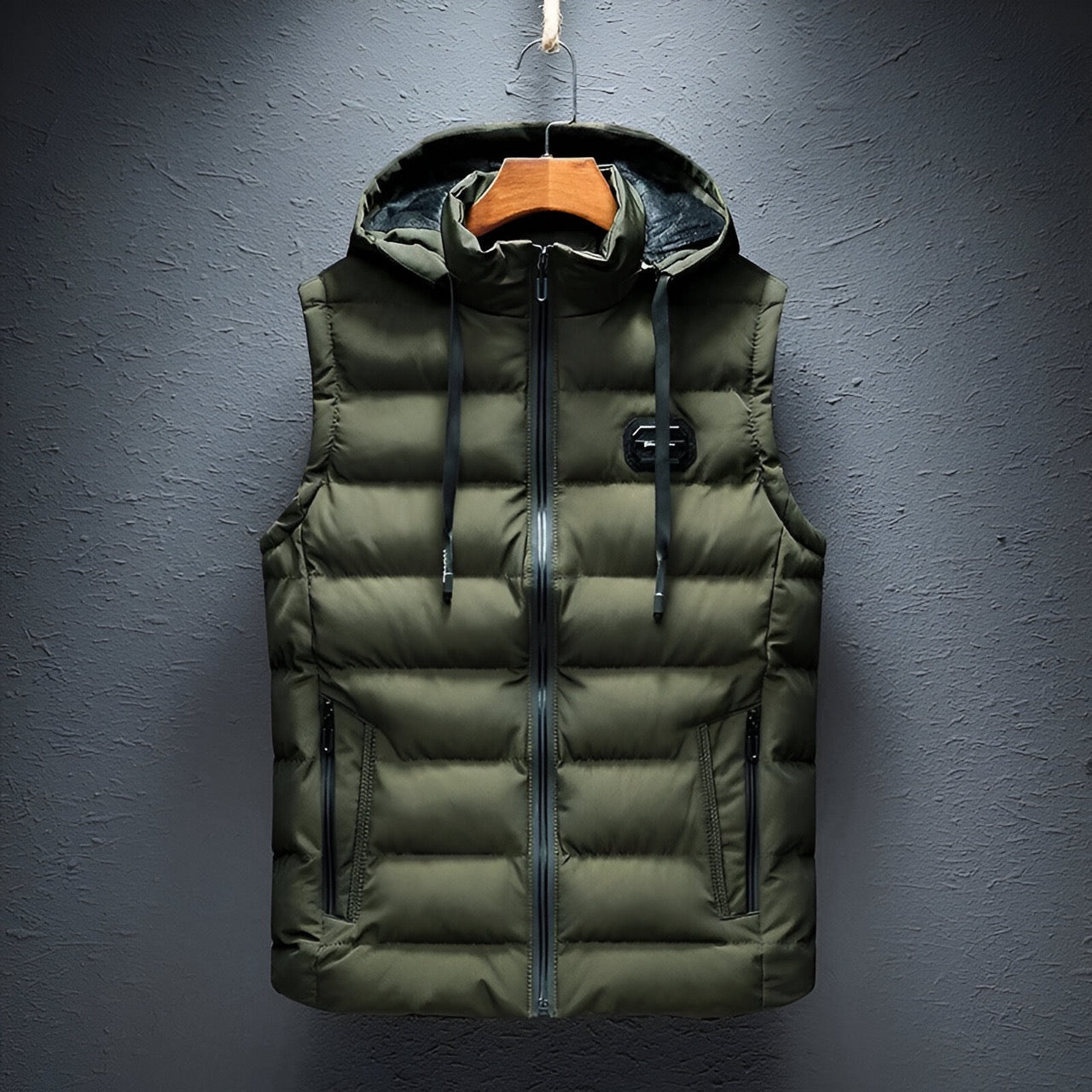 Hoodie-bodywarmer voor mannen